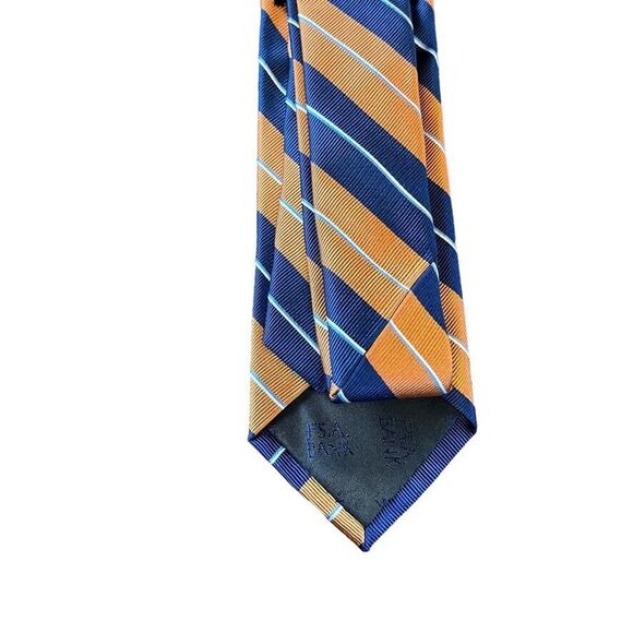 Jos A Bank Joseph Mens Traveler Stain Resistant Diagonol Stripe Necktie Tie Silk - Picture 16 of 16